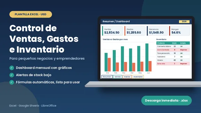Control de Ventas, Gastos e Inventario