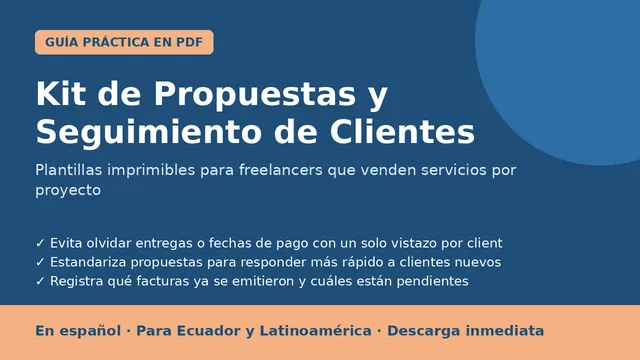 Kit de Propuestas y Seguimiento de Clientes